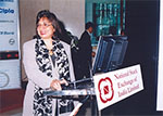 Kiran at the listing ceremony on April 7, 2004